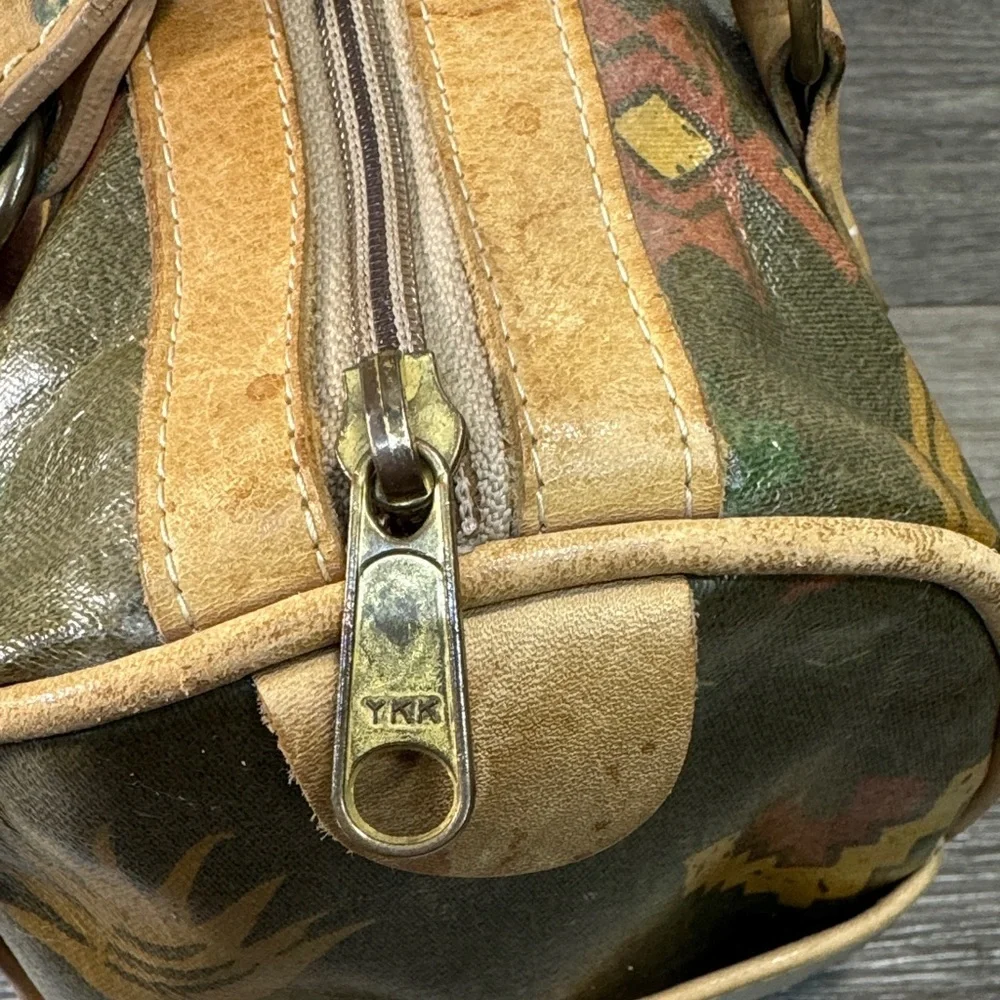 Vintage ORVIS Green and Brown Women's Bag